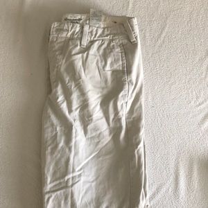 Abercrombie and Fitch white pants
